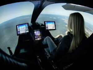 VTOL cockpit